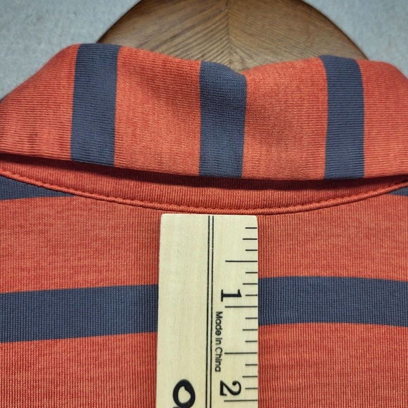 Under Armour Shirt Mens M Playoff Polo SC Logo Striped Performance Collared Golf - Picture 8 of 12